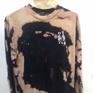 Obey Tie Dye Long Sleeve Tee-Shirt